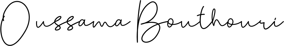 Oussama Bouthouri signature